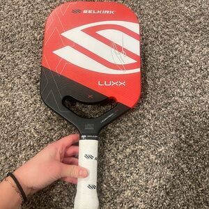 Jack Sock Signed LUXX paddle